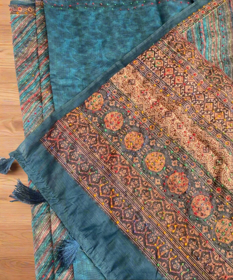 Boho Weave Saree