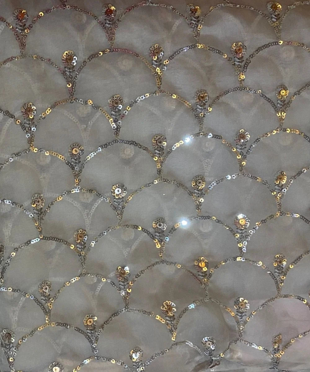 Sequin Organza Saree