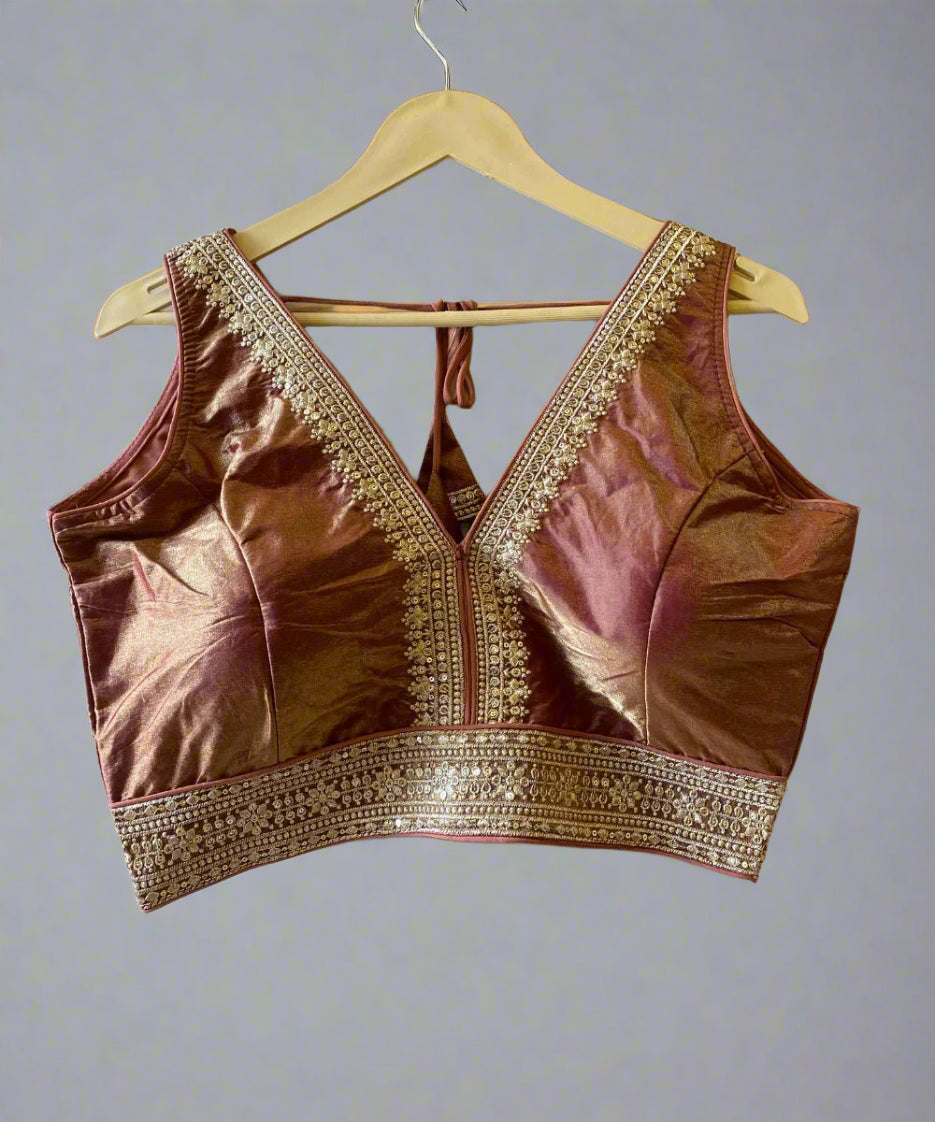 Front side of blouse