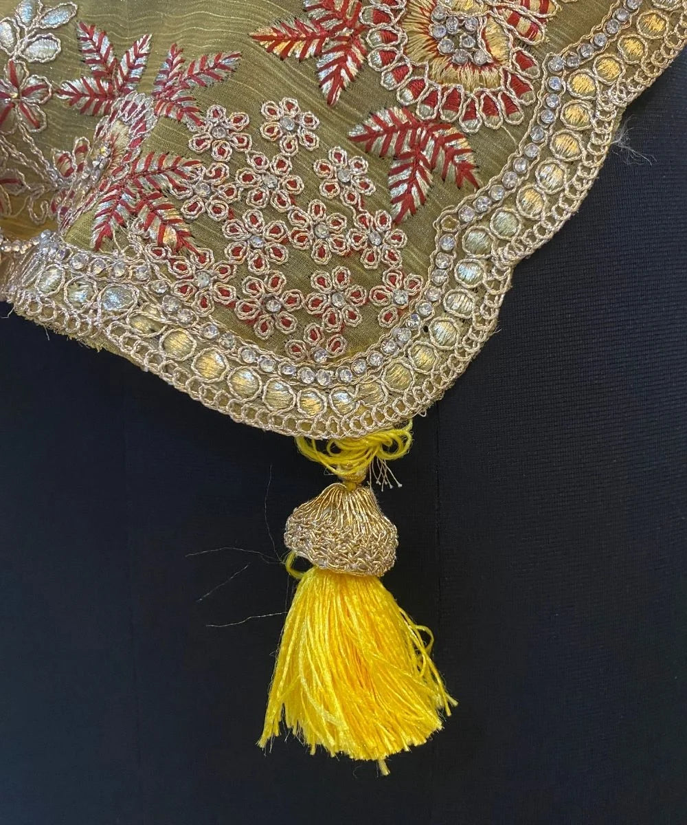 Traditional Saree for Haldi/Mehendi