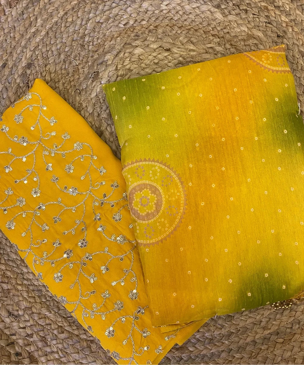 Festive Bandhej Saree for Women