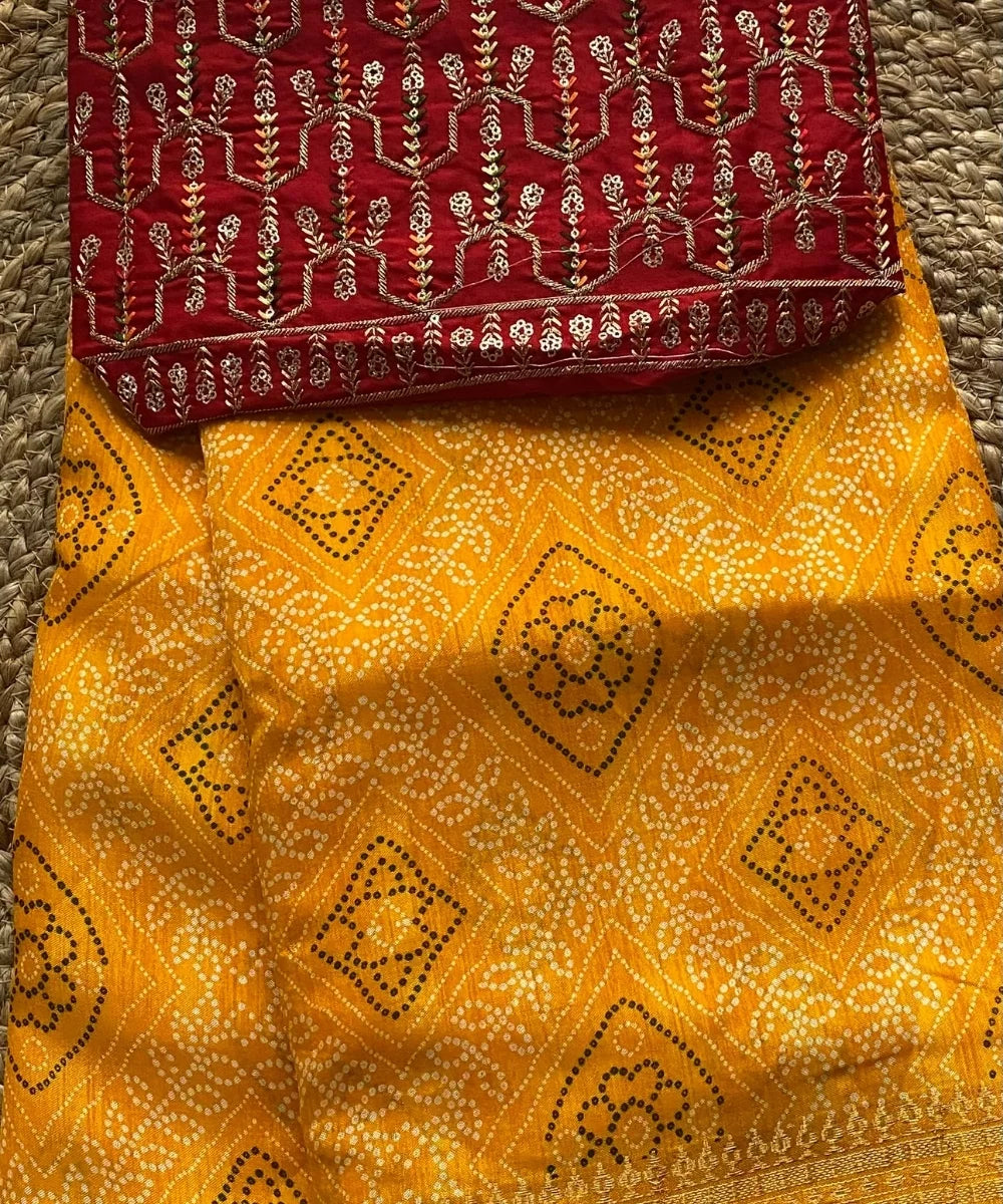 Festive Wear Bandhani Saree