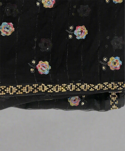 Black Chiffon Saree for Cocktail Party