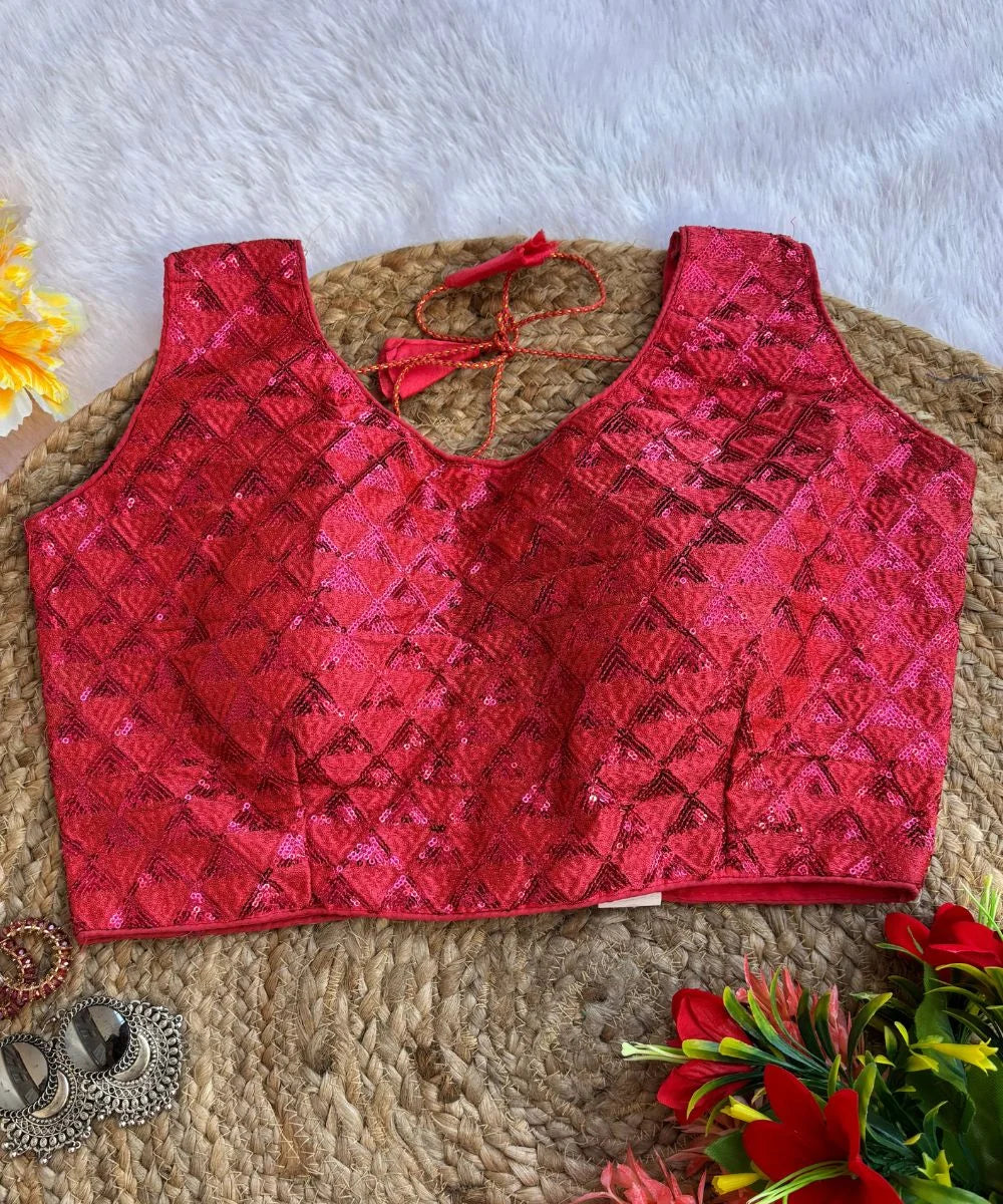Party Wear Sequin Blouse