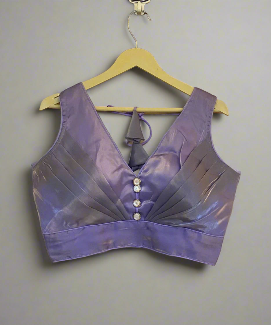 Lavender Colored Sleeveless Blouse