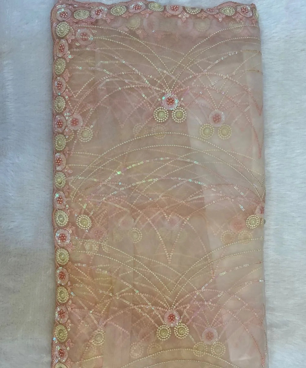 Pearl Work Net Saree