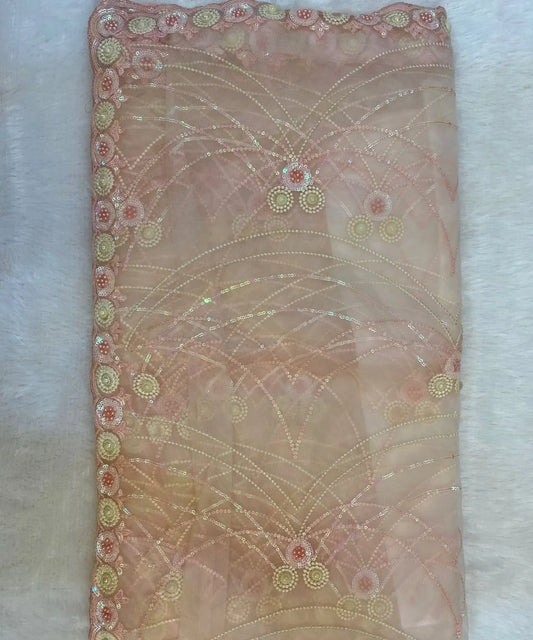 Pearl Work Net Saree