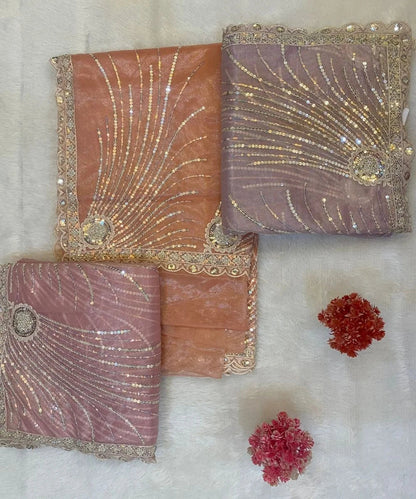 Party Wear Net Saree