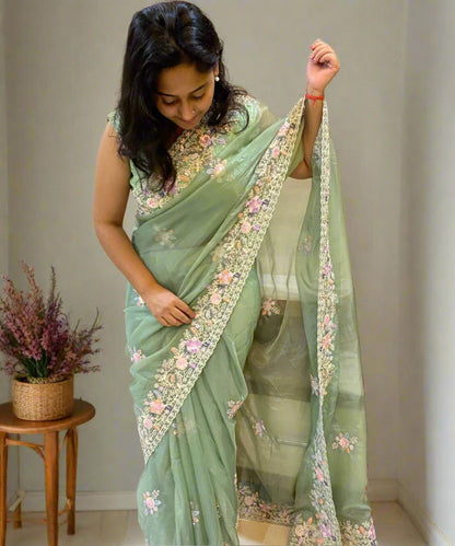The Floral Magic Saree