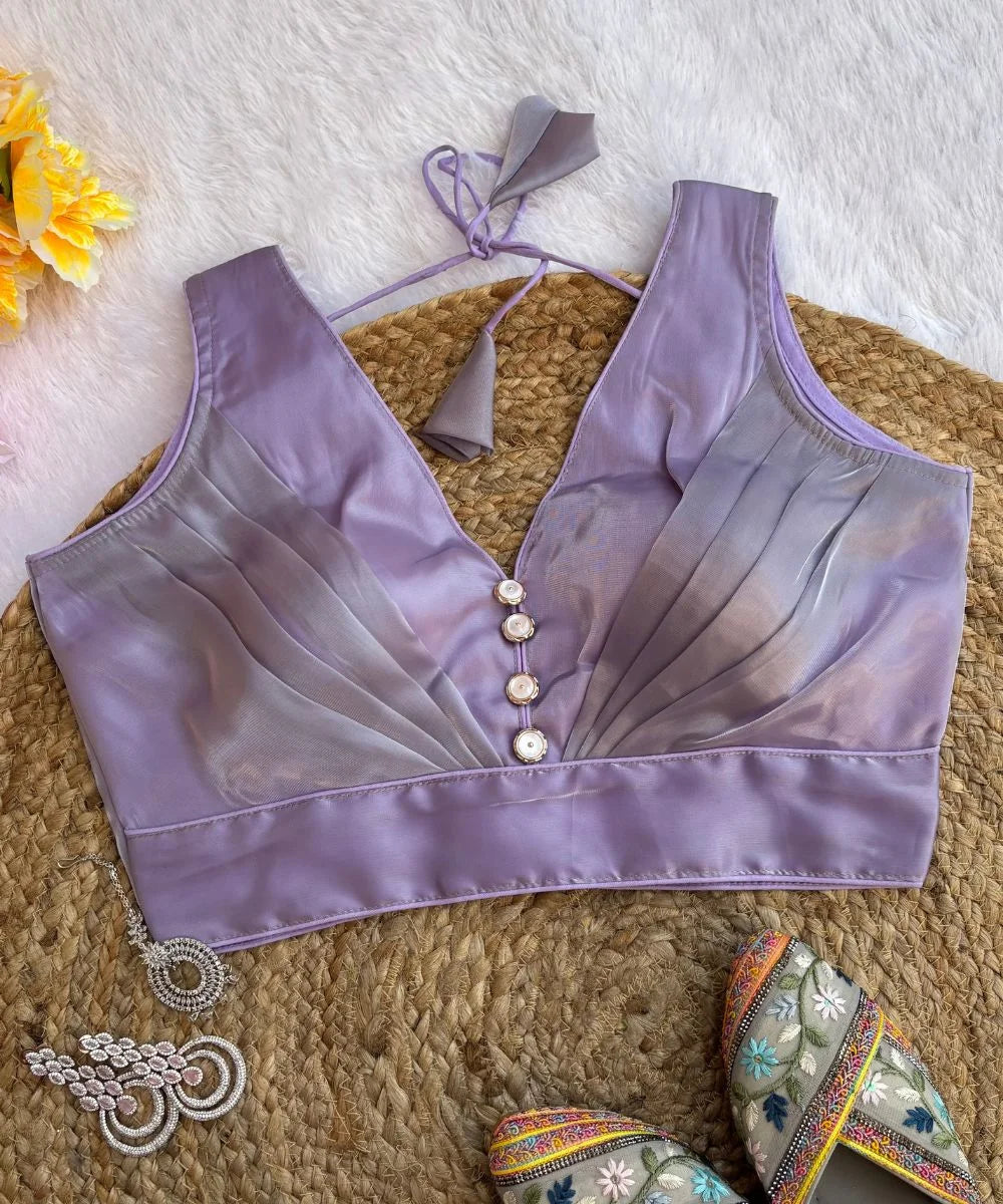 Lavender Colored Sleeveless Blouse