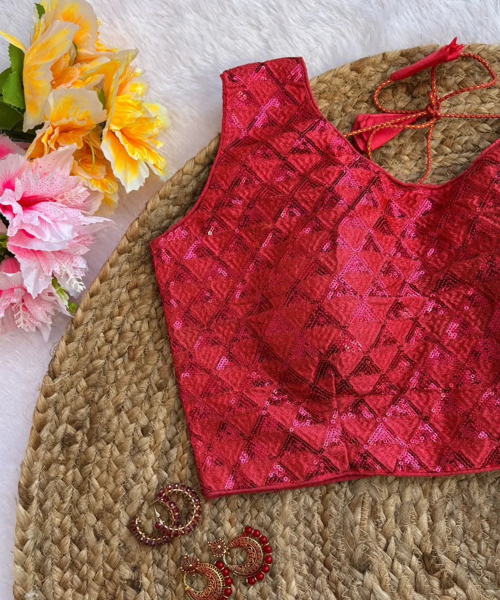 Party Wear Sequin Blouse