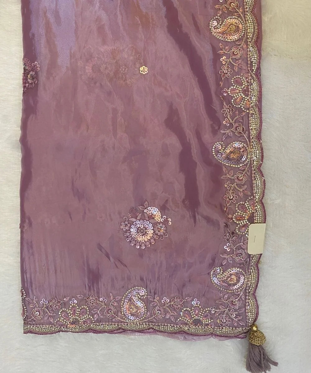 Elegant Embellished Saree