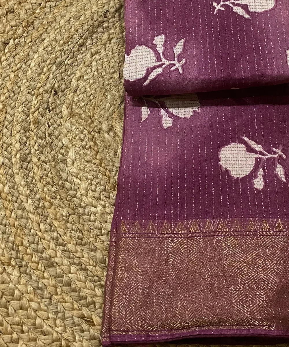 Pretty Pink Floral Saree