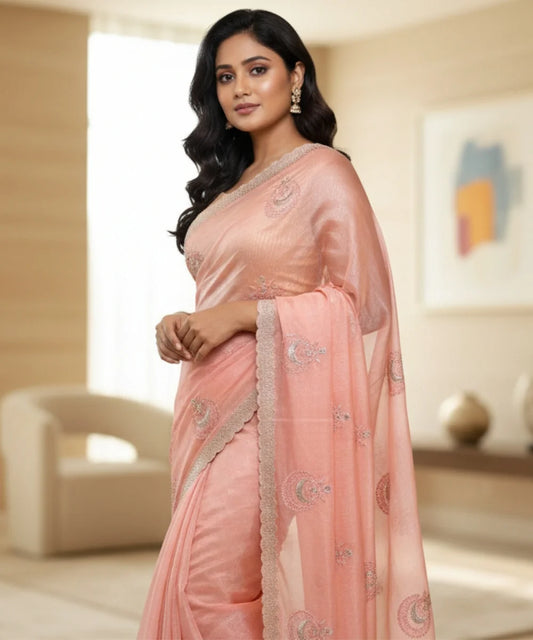 Embroidered Ethnic Saree