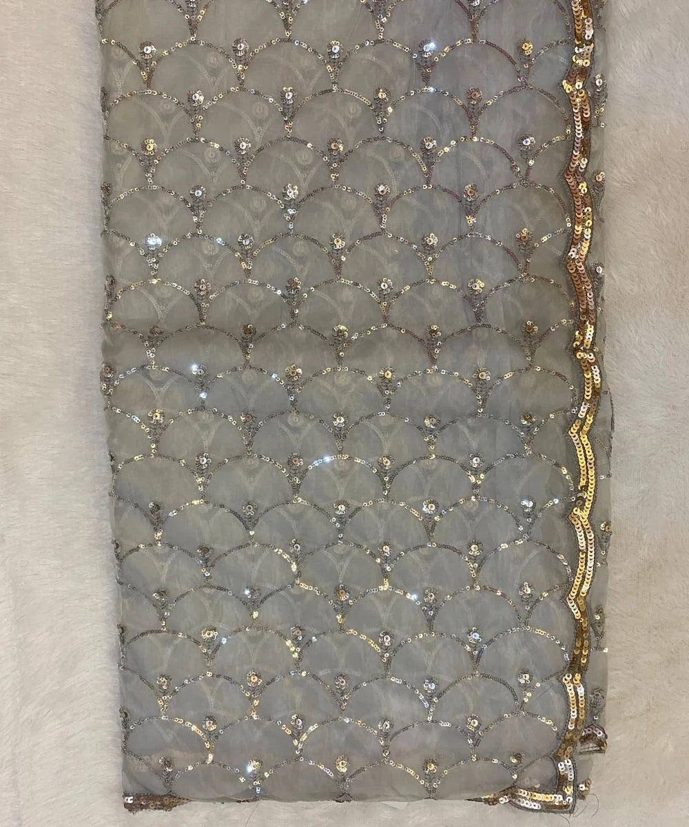 Sequin Organza Saree