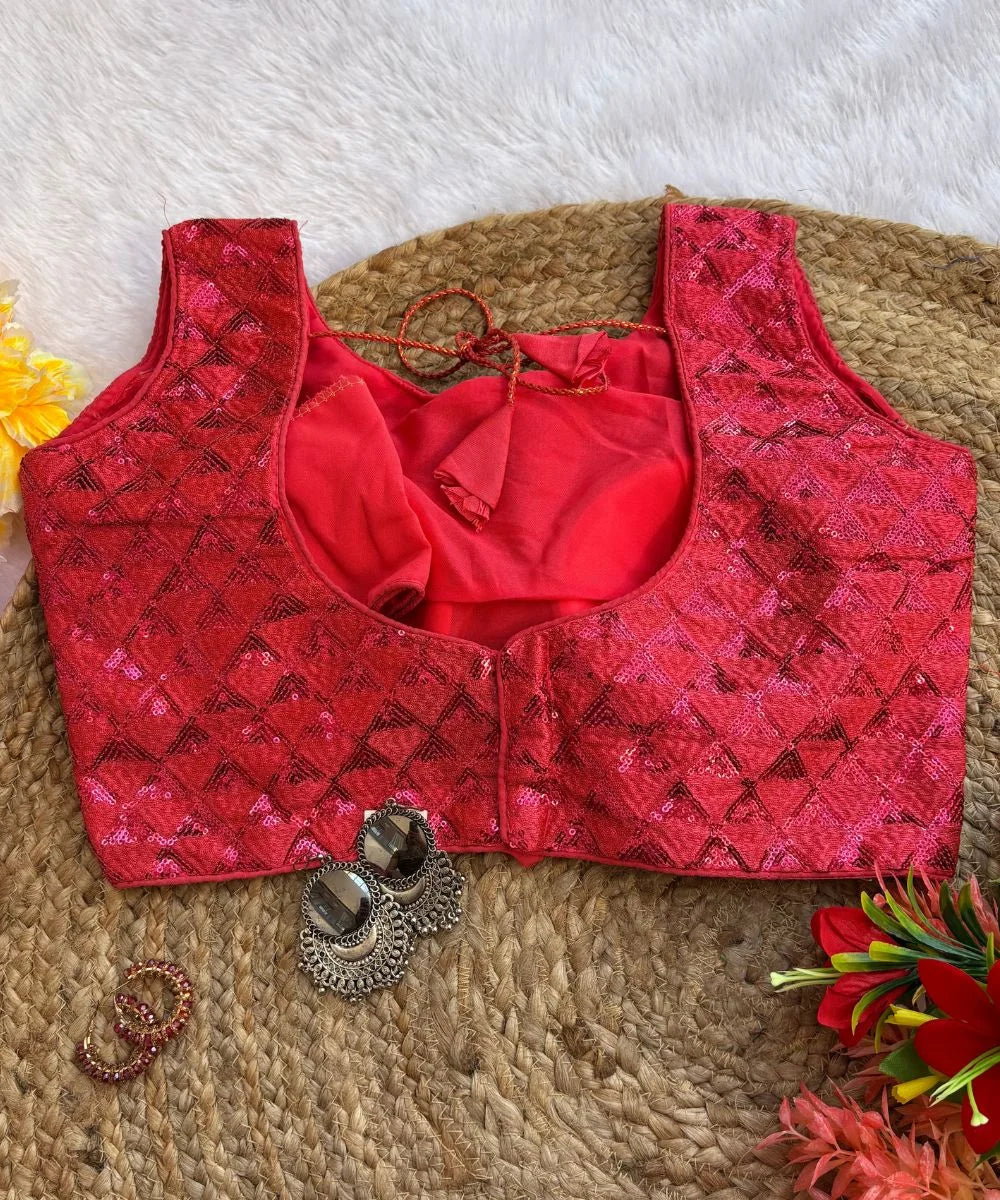 Party Wear Sequin Blouse