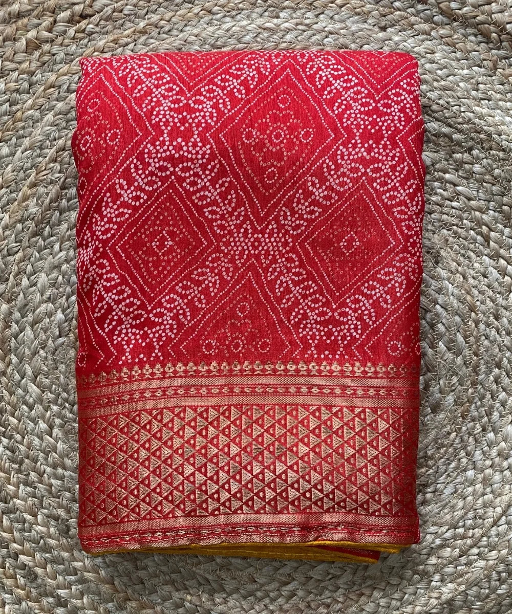 Karwa Chauth Bandhani Saree