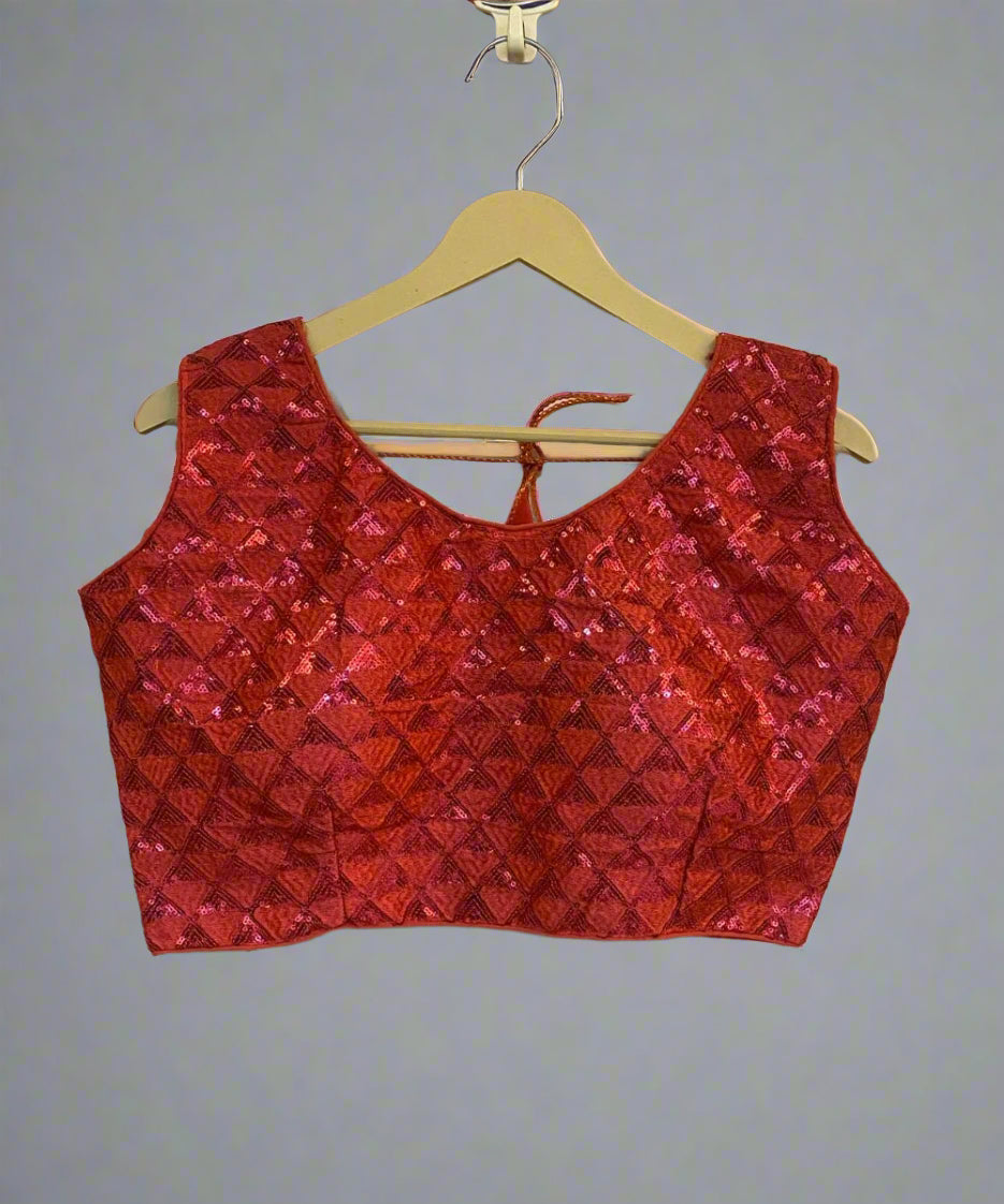 Party Wear Sequin Blouse