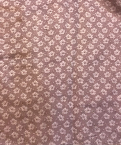 Purple Floral Print Saree