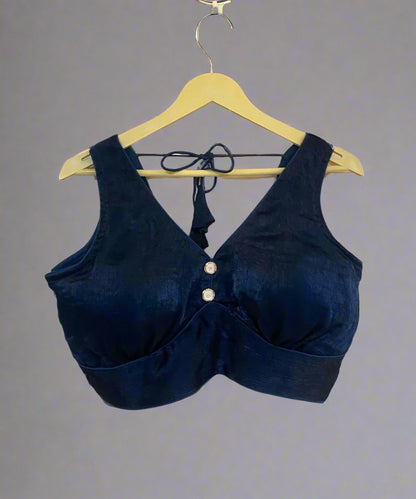 Turquoise Colored Sleeveless Blouse