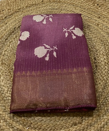 Pretty Pink Floral Saree