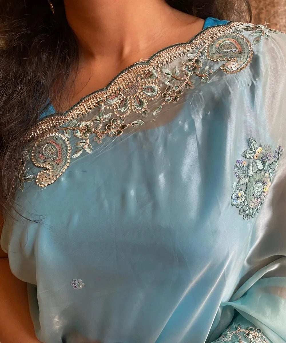 Elegant Embellished Saree