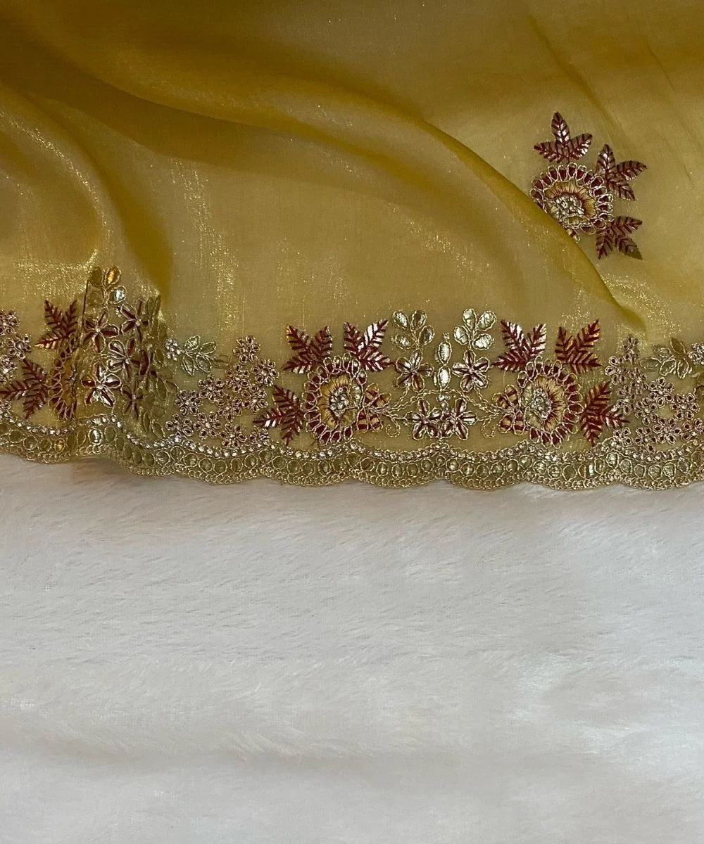 Traditional Saree for Haldi/Mehendi
