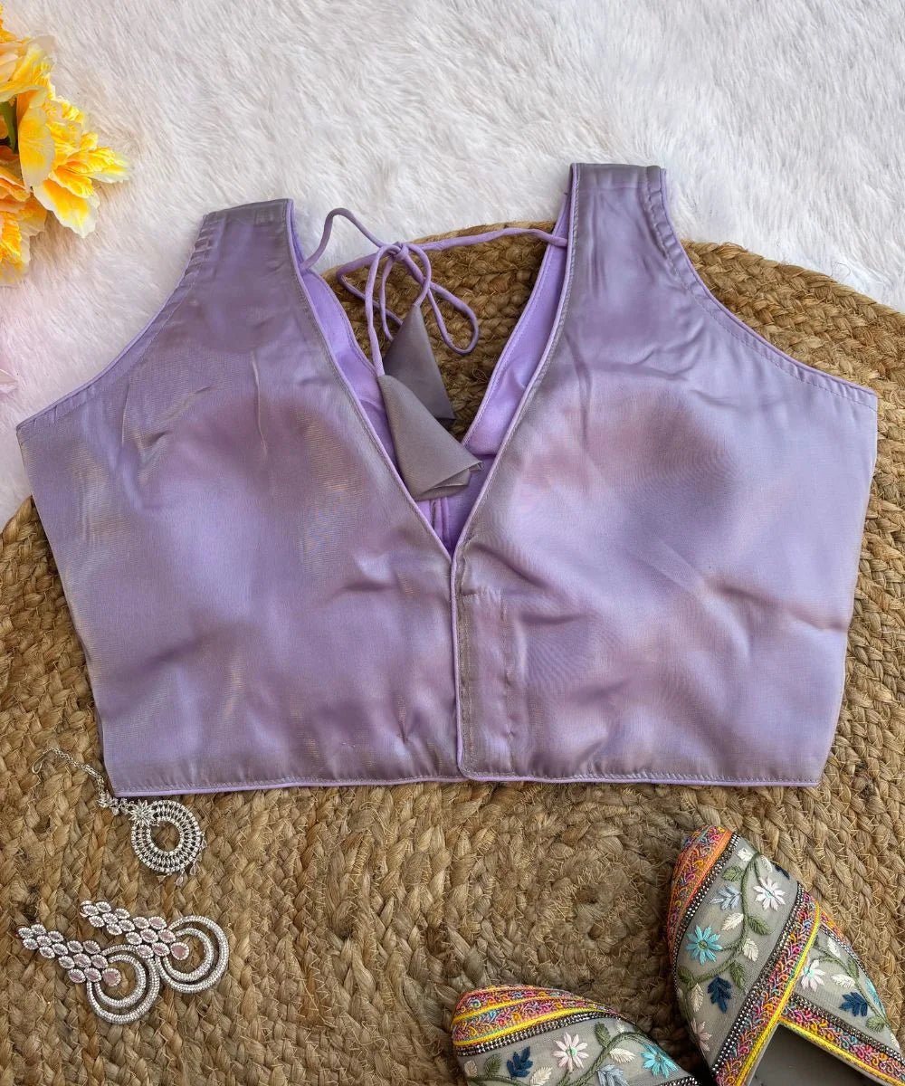 Lavender Colored Sleeveless Blouse