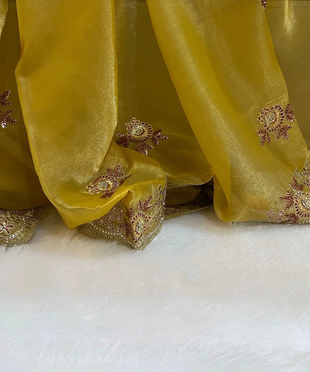 Traditional Saree for Haldi/Mehendi