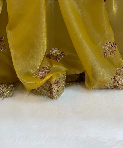 Traditional Saree for Haldi/Mehendi