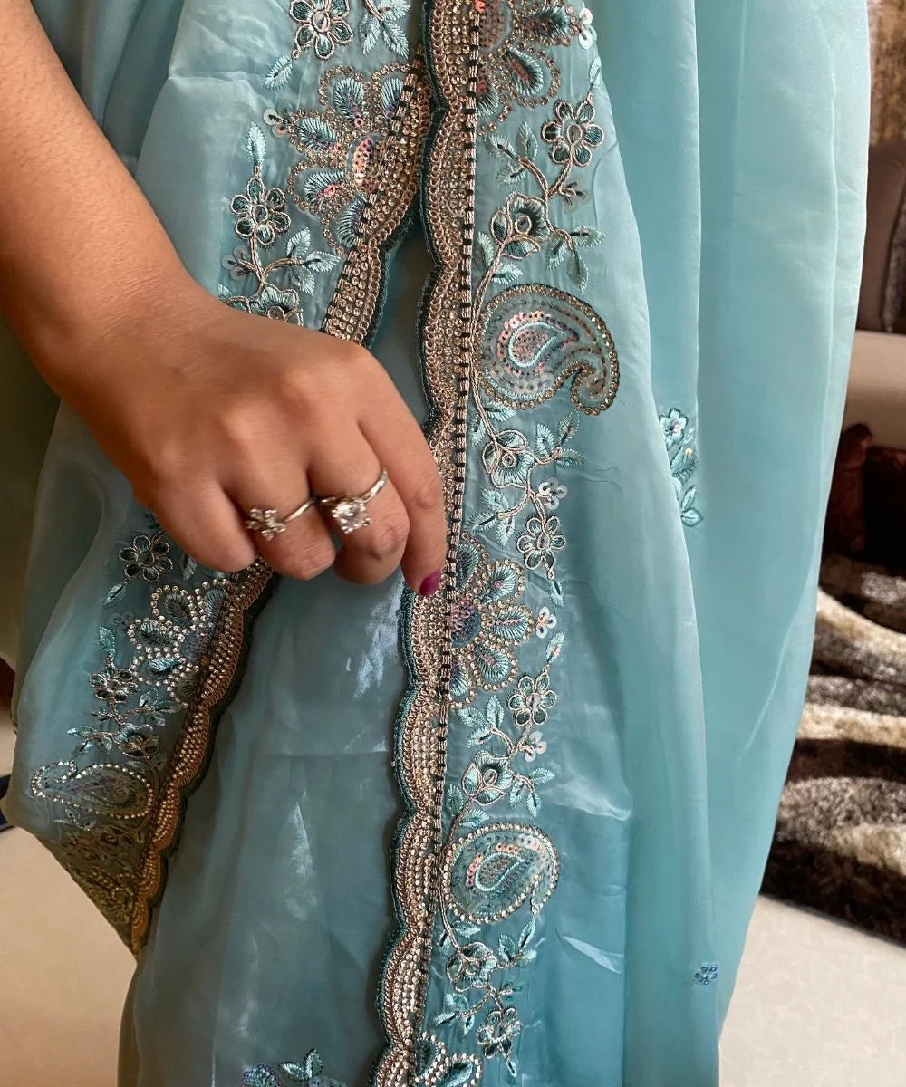 Elegant Embellished Saree