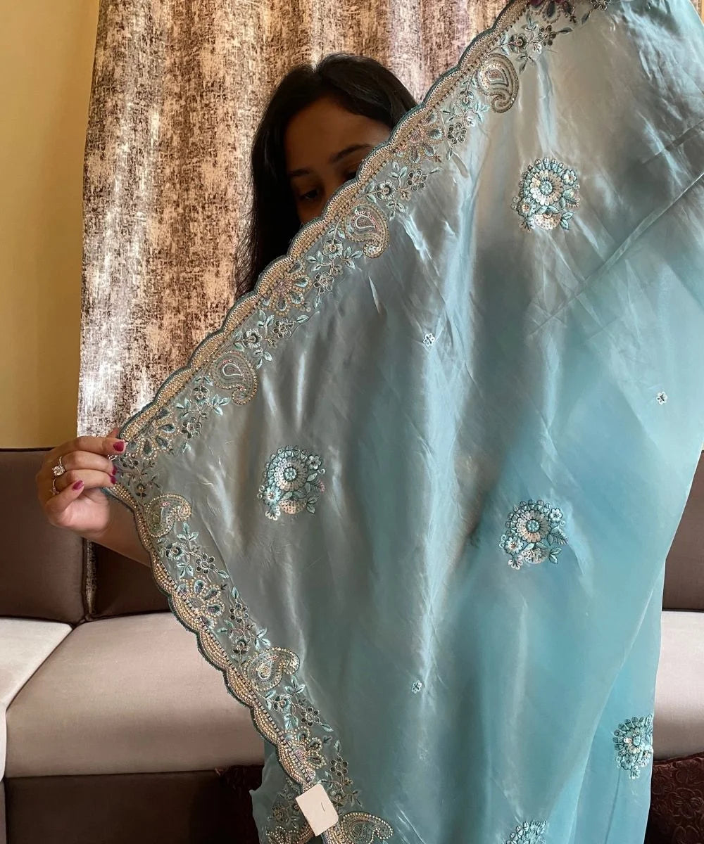Elegant Embellished Saree