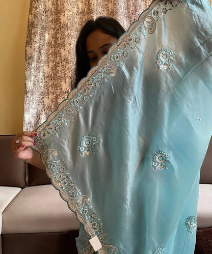 Elegant Embellished Saree