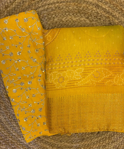 Festive Bandhej Saree for Women