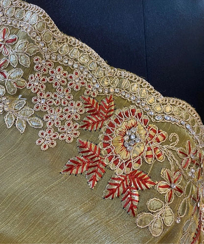 Traditional Saree for Haldi/Mehendi